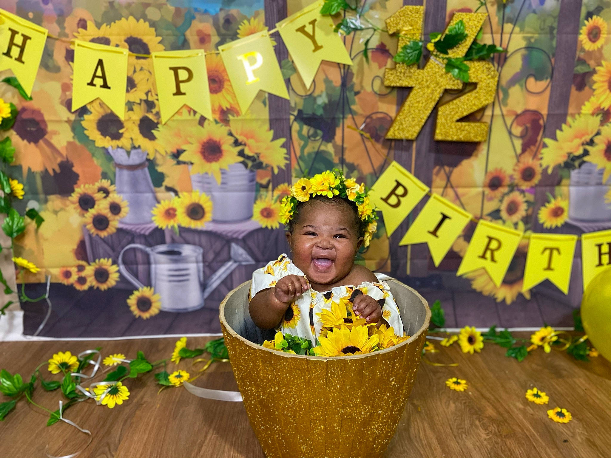 Ayla joined the competition — help win amazing prizes! adaptation, art, baby, baby_toddler_clothing, child, event, fun, happy, leaf, leisure, organism, people_in_nature, person, photography, plant, smile, t_shirt, toddler, visual_arts, world