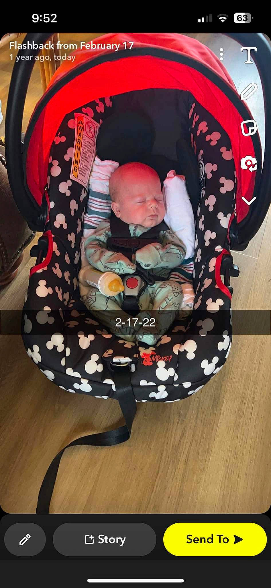 Jay is registered to the contest to win money with this photo: baby, baby_products, baby_safety, baby_toddler_clothing, camouflage, child, circle, comfort, flooring, hardwood, laminate_flooring, lap, military_camouflage, pattern, person, sitting, sleeve, thigh, toddler, wood