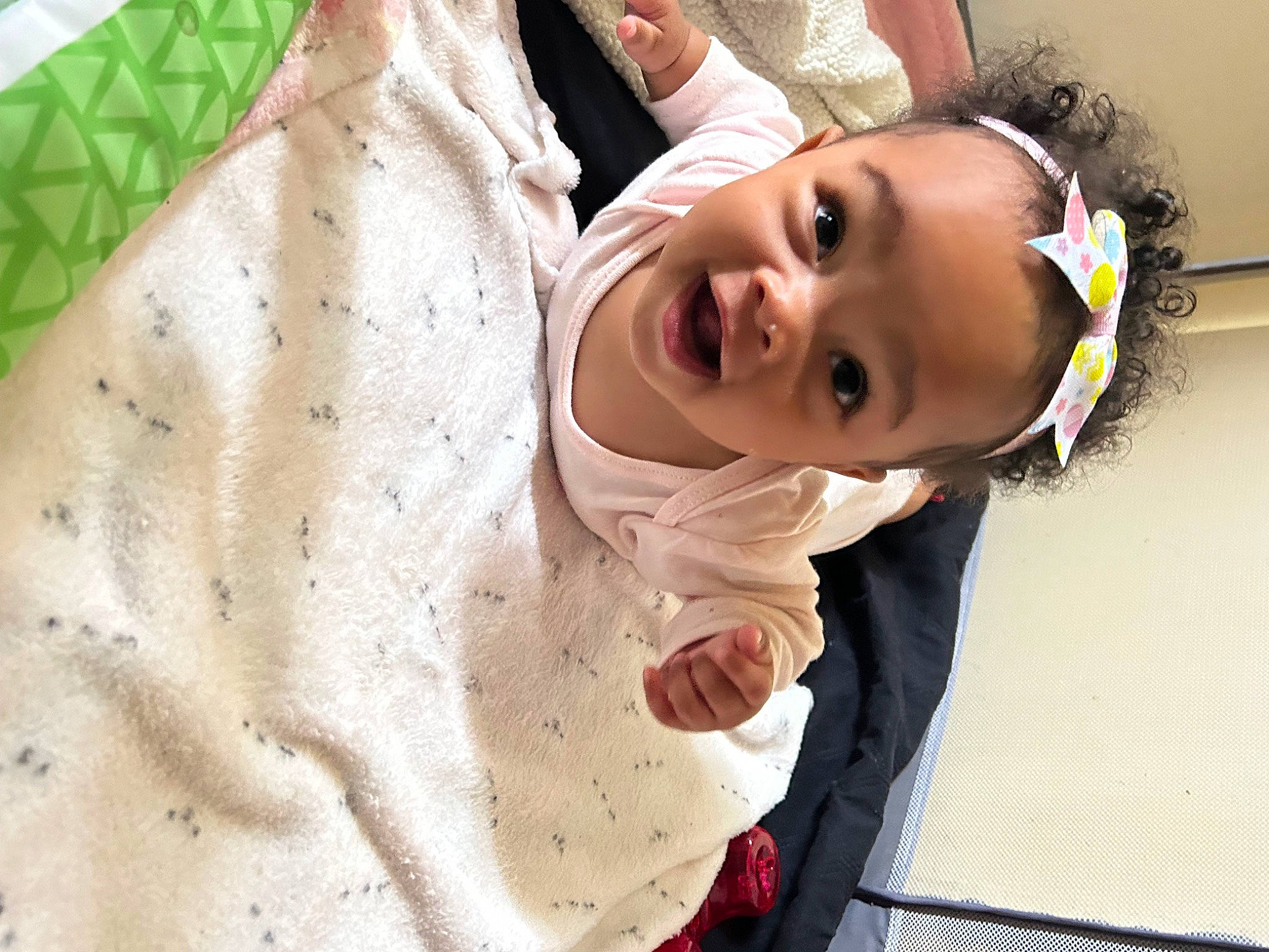 Valentina is registered to the contest to win money with this photo: baby, child, eyelash, eyewear, flash_photography, fun, grass, happy, hat, human_body, leisure, linens, person, portrait_photography, recreation, skin, sleeve, smile, sunglasses, toddler