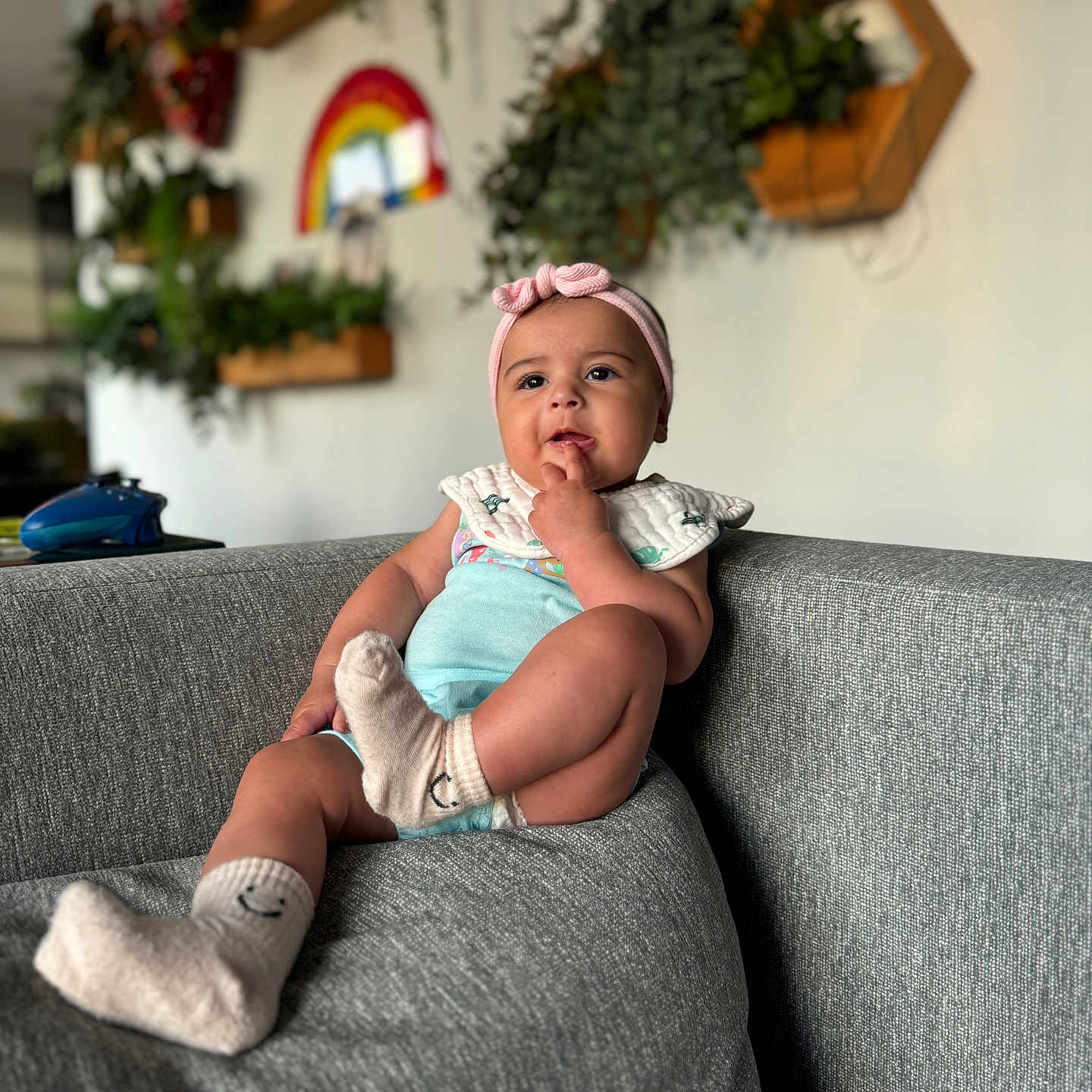 Alaia joined the competition — help win amazing prizes! architecture, baby, bodypart, building, clothing, couch, finger, flower, flowerarrangement, flowerbouquet, furniture, hand, hosiery, indoors, livingroom, person, plant, pottedplant, room, sitting