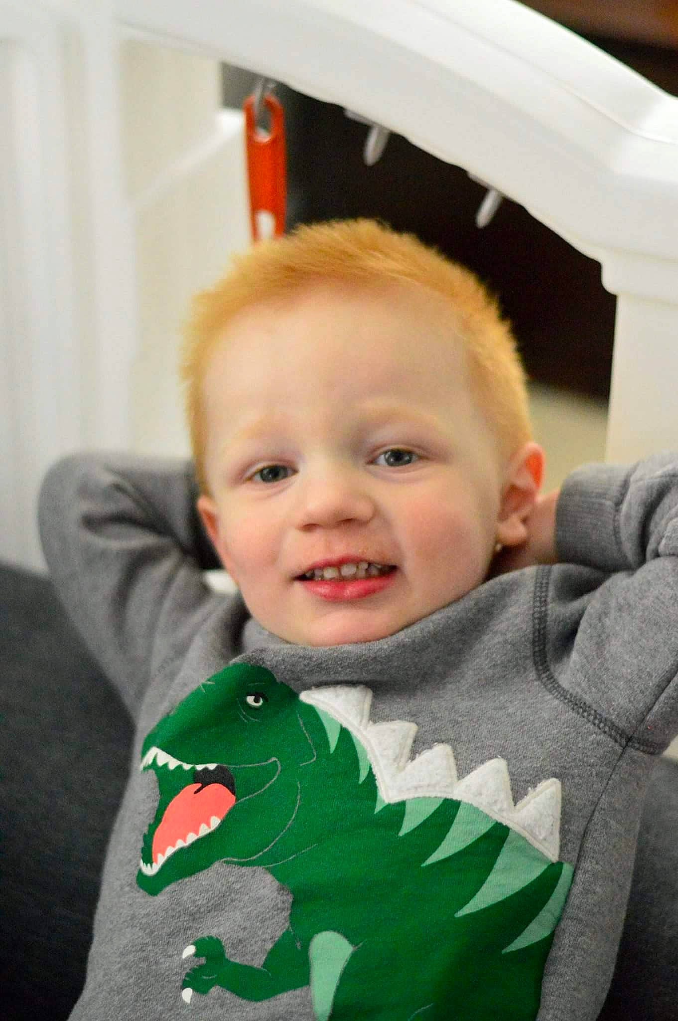 Fitzwilliam is registered to the contest to win money with this photo: baby, cheek, child, christmas, christmas_eve, face, head, holiday, person, skin, smile, toddler