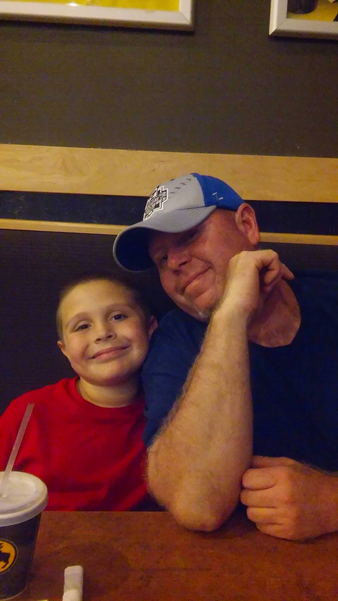 Ethan James is registered to the contest to win money with this photo: arm, blue, boy, child, cool, day, finger, fun, hand, headwear, human_body, joy, leg, male, man, muscle, person, product, smile, snapshot