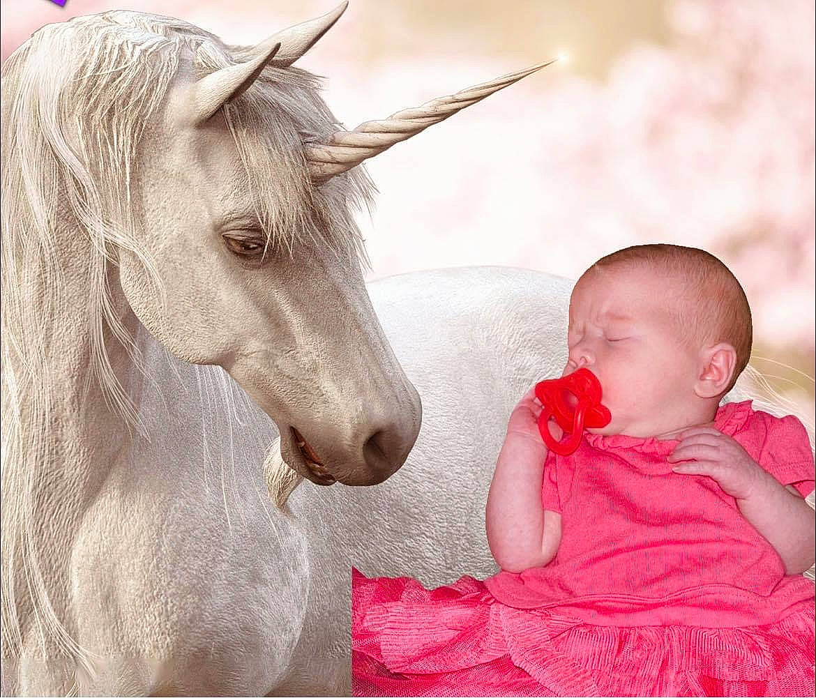 Cali is registered to the contest to win money with this photo: art, baby, baby_toddler_clothing, ear, event, fawn, goat, goats, happy, horse, illustration, jaw, livestock, mammal, pack_animal, painting, person, snout, toddler, vertebrate