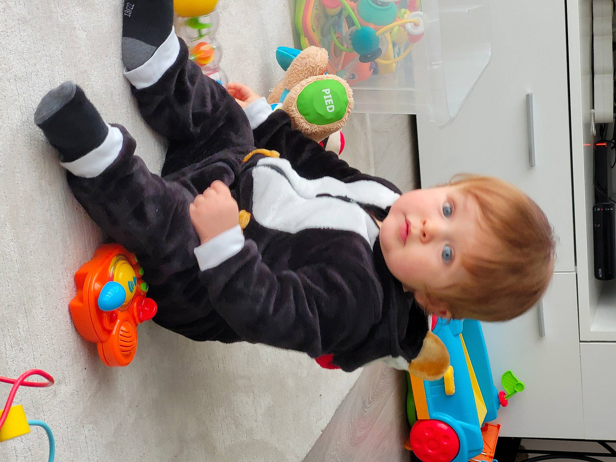 Lukas participe au concours pour gagner de l'argent avec cette photo : baby, baby_toddler_clothing, baby_toys, child, fun, leisure, person, play, product, room, toddler, toy