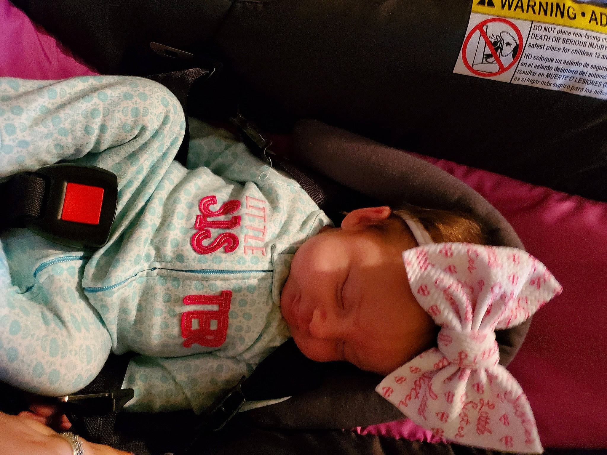 Gracelynn is registered to the contest to win money with this photo: arm, baby, birth, child, hand, leg, nap, person, sleep