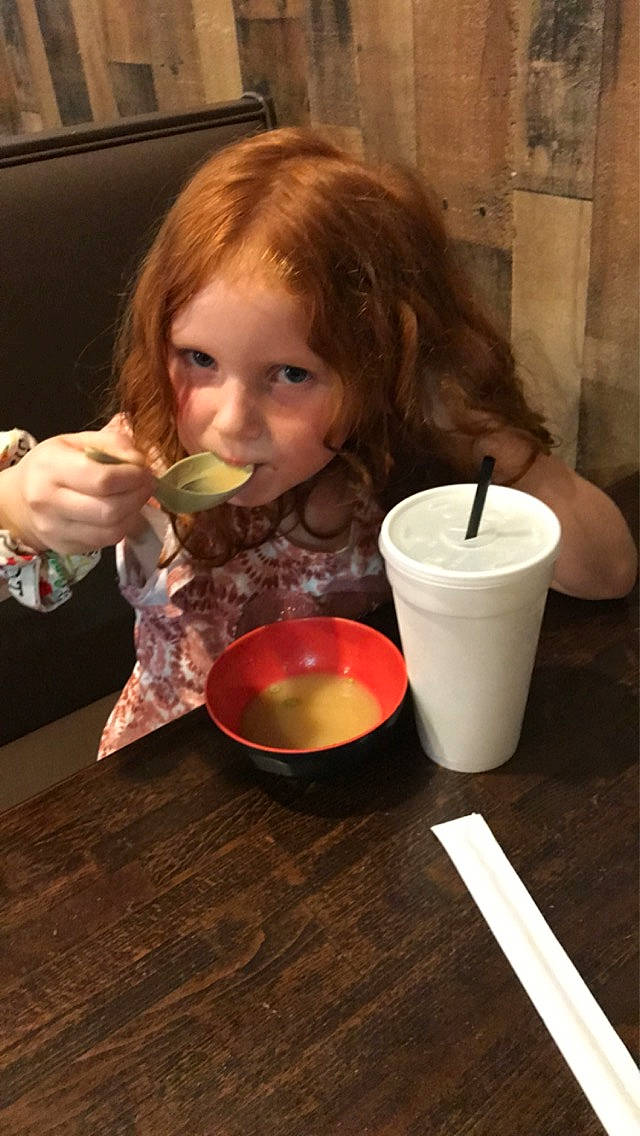 Elly joined the competition — help win amazing prizes! blond, child, comfort_food, cuisine, cup, drink, drinking, drinkware, flooring, food, food_craving, fun, hardwood, ingredient, person, plate, table, tableware, toddler, watch