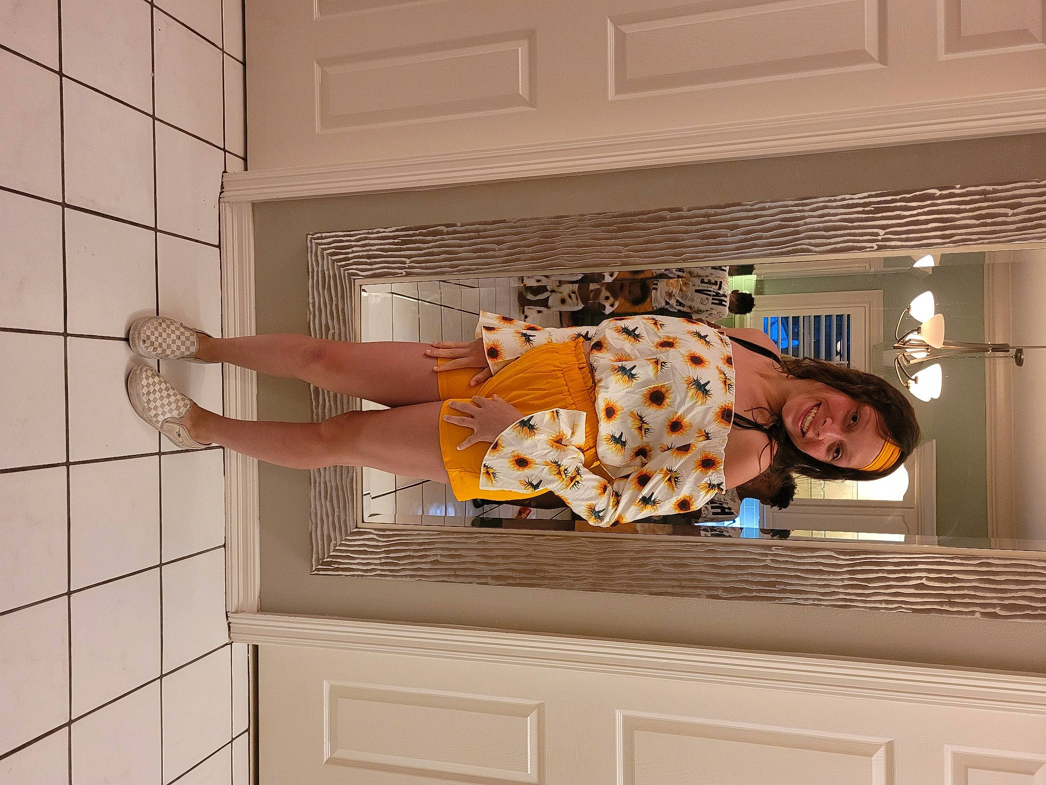 Tasia joined the competition — help win amazing prizes! brick, building, comfort, floor, flooring, hardwood, human_leg, interior_design, joy, orange, pattern, person, rectangle, room, textile, thigh, varnish, wall, window, wood