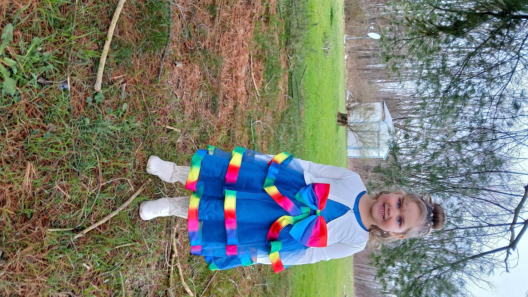 Amelia joined the competition — help win amazing prizes! botany, child, electric_blue, fun, grass, joy, leisure, people_in_nature, person, plant, shrub, smile, snow, soil, tree, winter