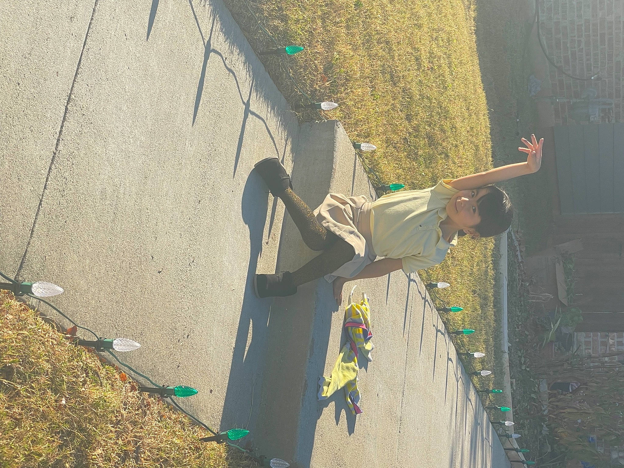 Kamila joined the competition — help win amazing prizes! adventure, asphalt, climbing, concrete, daytime, facade, joy, leisure, person, plant, recreation, road, road_surface, rope, shadow, sidewalk, slope, sport_climbing, tints_and_shades, tree