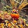 Sunniva joined the competition — help win amazing prizes! baby, pumpkin, autumn_leaves, flowers, headband, outdoor, fall, orange, plants, nature, child, seasonal, cute, leaves, harvest, garden, decor, baby_clothing, small_pumpkins, curious