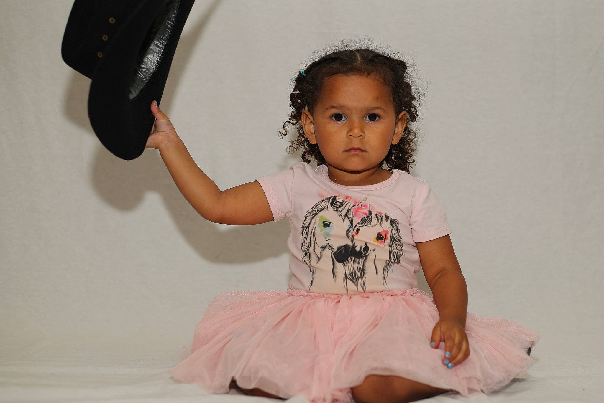 Teagan joined the competition — help win amazing prizes! arm, audio_equipment, baby, baby_toddler_clothing, child, day_dress, dress, eye, face, fashion_accessory, flash_photography, fun, happy, hearing, person, pink, skin, sleeve, toddler, white