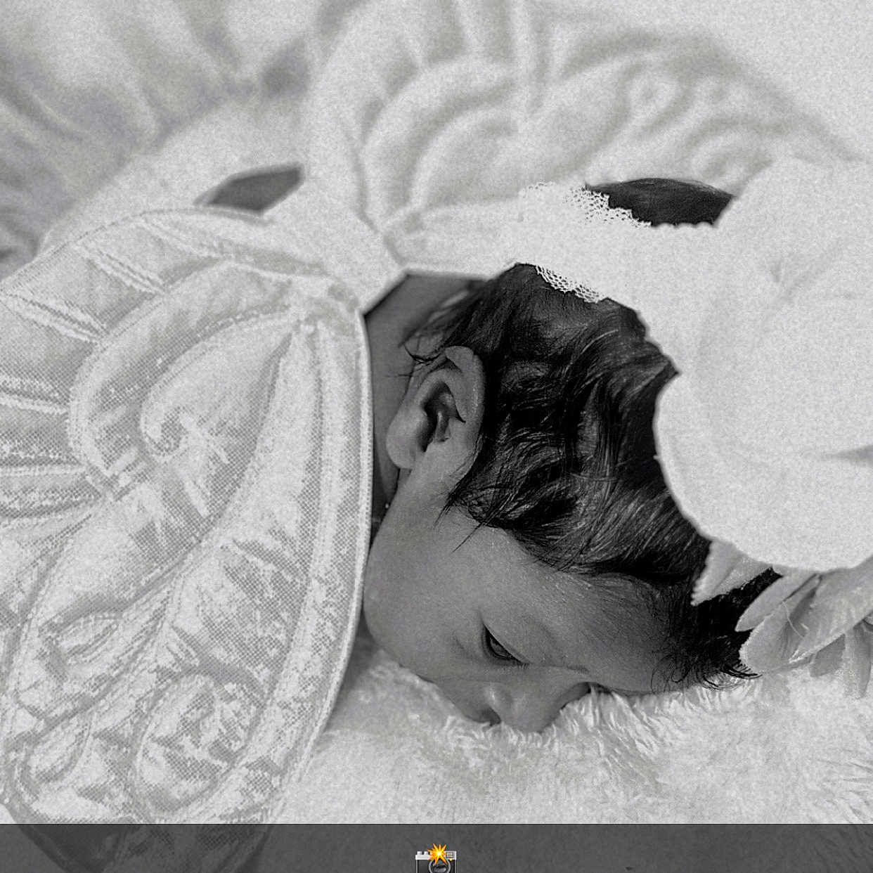 Maliyah joined the competition — help win amazing prizes! baby, bed, bedroom, blanket, cushion, face, furniture, happy, head, homedecor, indoors, lace, newborn, person, photography, portrait, quilt, sleeping, smile, white