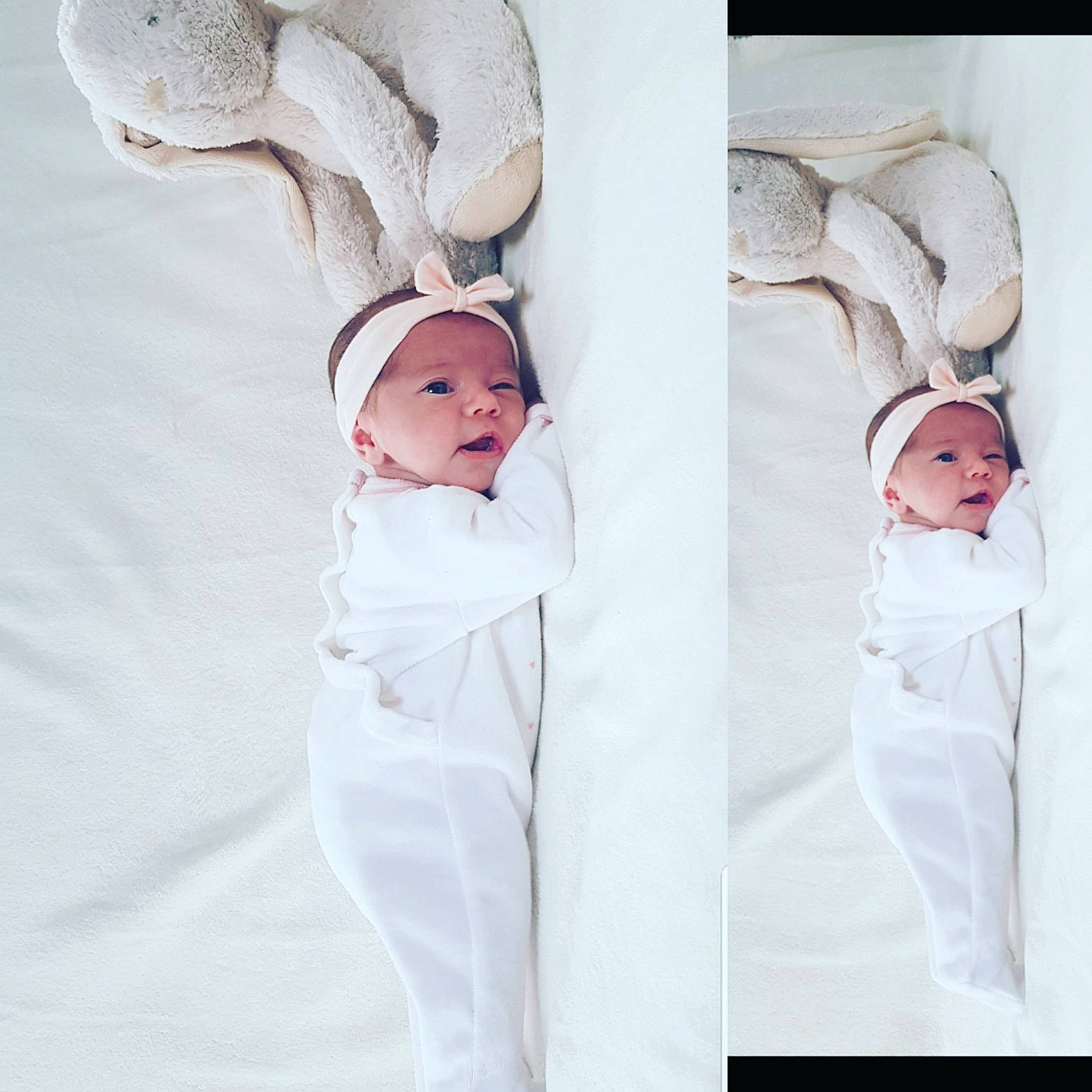 Marilou a rejoint le concours — aidez-le/la à gagner de superbes lots ! baby, baby_sleeping, child, ear, headwear, person, photograph, photography, product, sleeve, textile, toddler, white