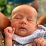 Mayson a rejoint le concours — aidez-le/la à gagner de superbes lots ! baby, infant, sleeping, face, hand, blanket, clothing, pattern, person, closeup, peaceful, rest, soft, skin, newborn, portrait, cute, comfort, toddler, child