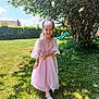 Tissaya participe au concours pour gagner de l'argent avec cette photo : child, girl, pink_dress, smiling, outdoor, garden, grass, tree, flowers, sunny, daylight, playground, slide, nature, happy, portrait, childhood, greenery, summer, footwear