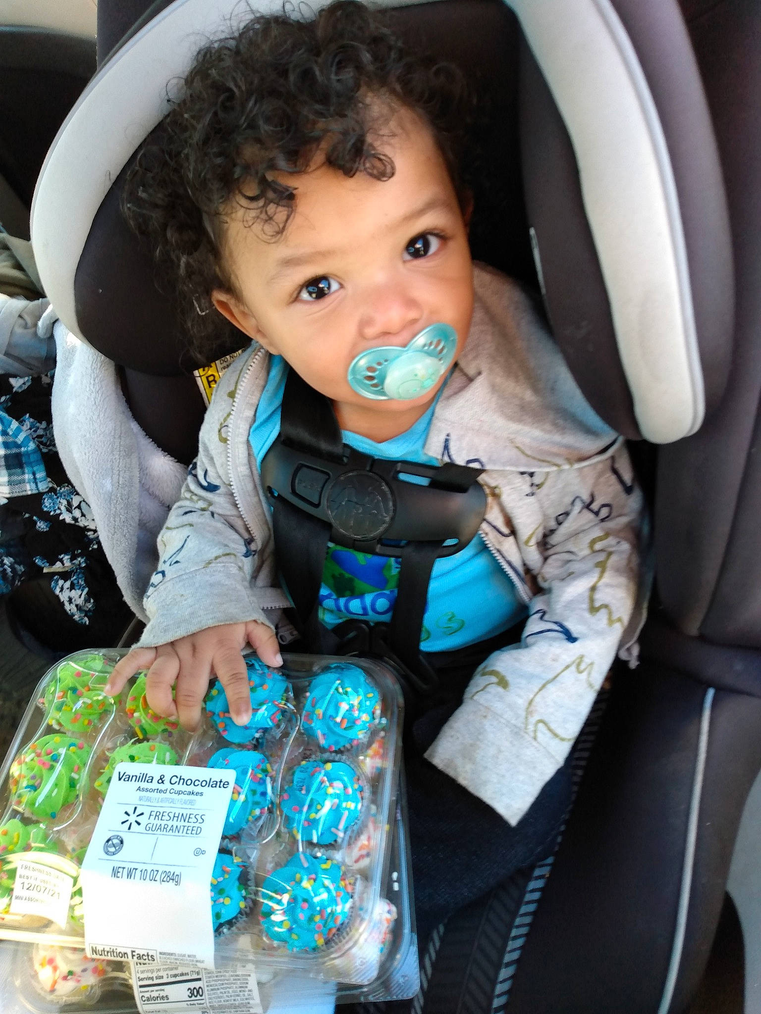 Atticus joined the competition — help win amazing prizes! auto_part, baby, baby_carriage, baby_in_car_seat, baby_products, baby_toddler_clothing, car_seat, car_seat_cover, child, comfort, face, fashion_accessory, happy, head_restraint, person, product, seat_belt, sitting, toddler, travel