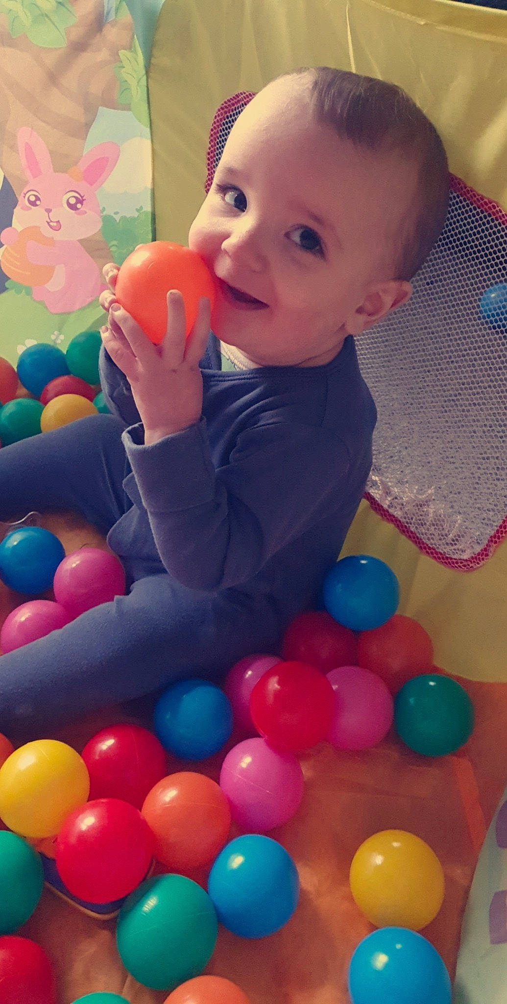 Zacharias joined the competition — help win amazing prizes! baby_playing_with_toys, baby_toys, ball_pit, child, fun, person, play, toddler, toy