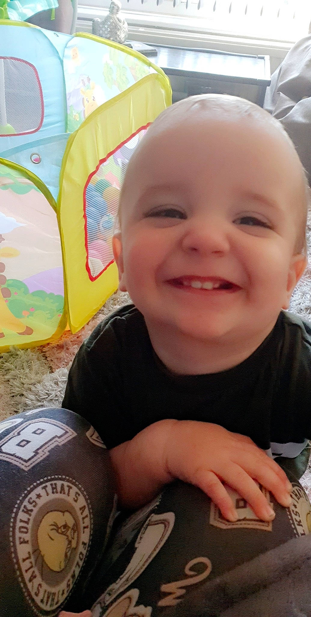 Zacharias joined the competition — help win amazing prizes! baby, cheek, child, face, facial_expression, forehead, happy, head, joy, laugh, person, smile, toddler