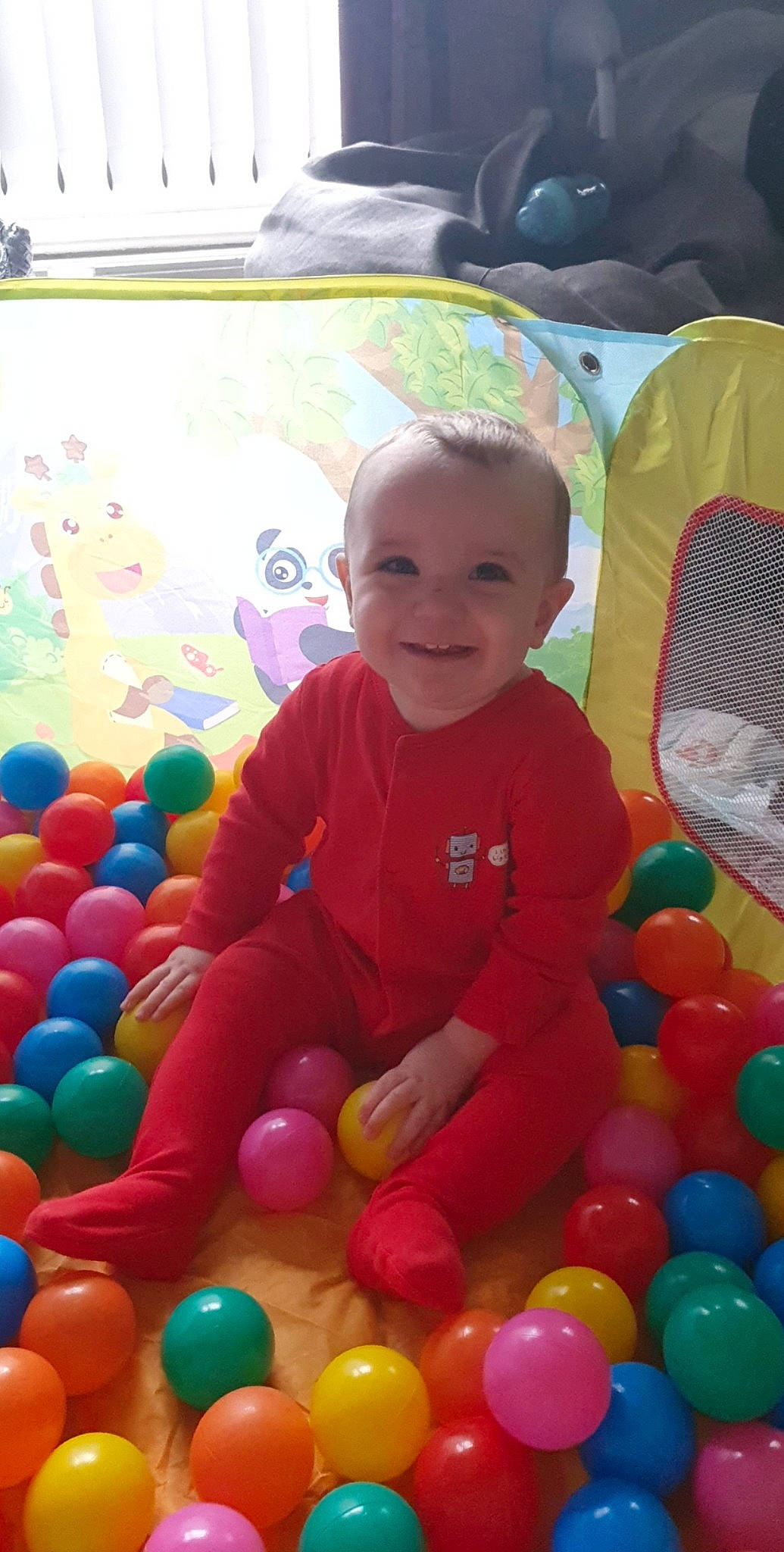 Zacharias joined the competition — help win amazing prizes! ball_pit, child, fun, joy, person, play, toddler, toy