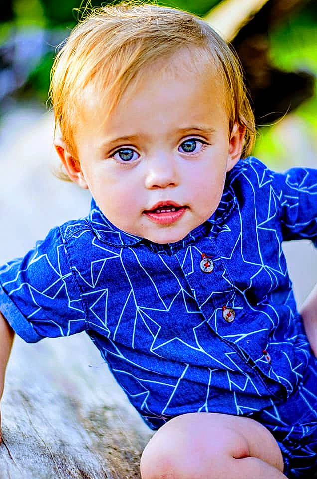 Gray joined the competition — help win amazing prizes! beauty, blond, blue, boy, cheek, child, emotion, eye, face, facial_expression, girl, hair, head, human_hair_color, infant, person, photography, sitting, skin, smile