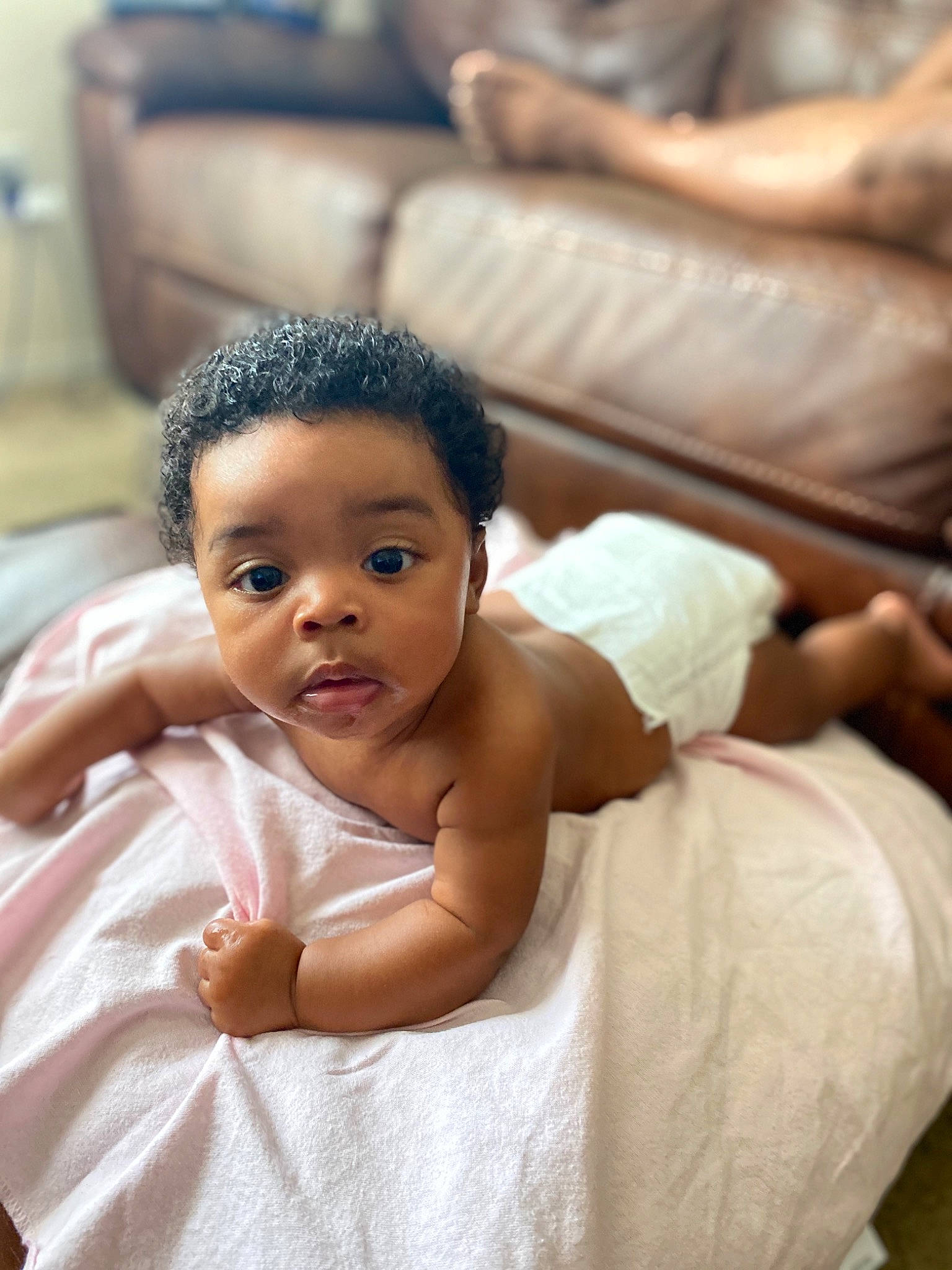 Lyriq joined the competition — help win amazing prizes! arm, baby, cheek, child, eye, face, person, skin, smile, toddler