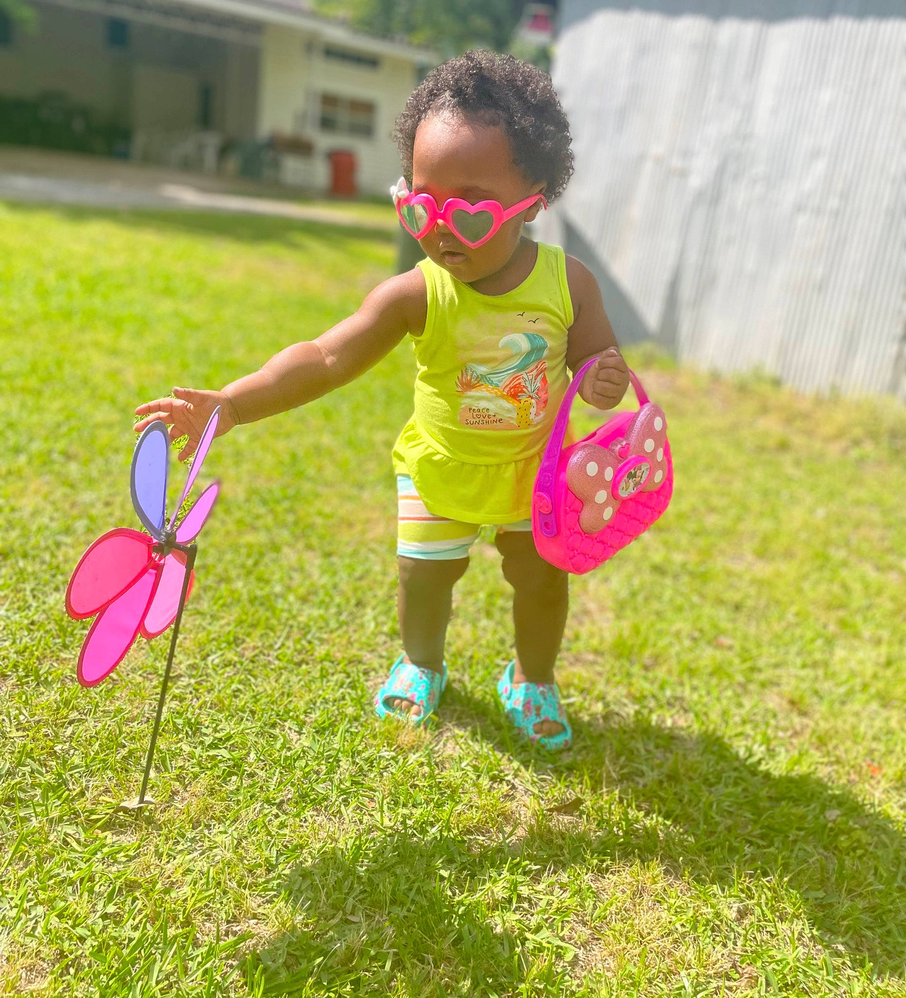 Elliansai joined the competition — help win amazing prizes! child, event, fun, grass, grassland, happy, lawn, leisure, magenta, people_in_nature, person, pink, plant, pollinator, recreation, shorts, spring, summer, toddler, toy