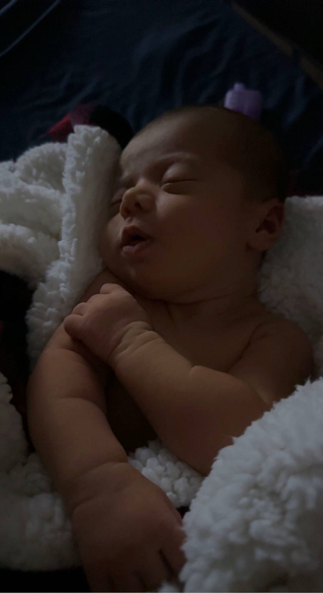 Kynslee joined the competition — help win amazing prizes! baby, baby_sleeping, cheek, chin, comfort, ear, eyebrow, facial_expression, finger, gesture, happy, interaction, lip, mammal, mouth, nose, person, skin, textile, toddler