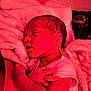 Laynee is registered to the contest to win money with this photo: newborn, baby, sleeping, infant, blanket, soft, closeup, portrait, peaceful, skin, hand, face, cozy, red_light, indoors, cuddling, child, toddler, resting, cute