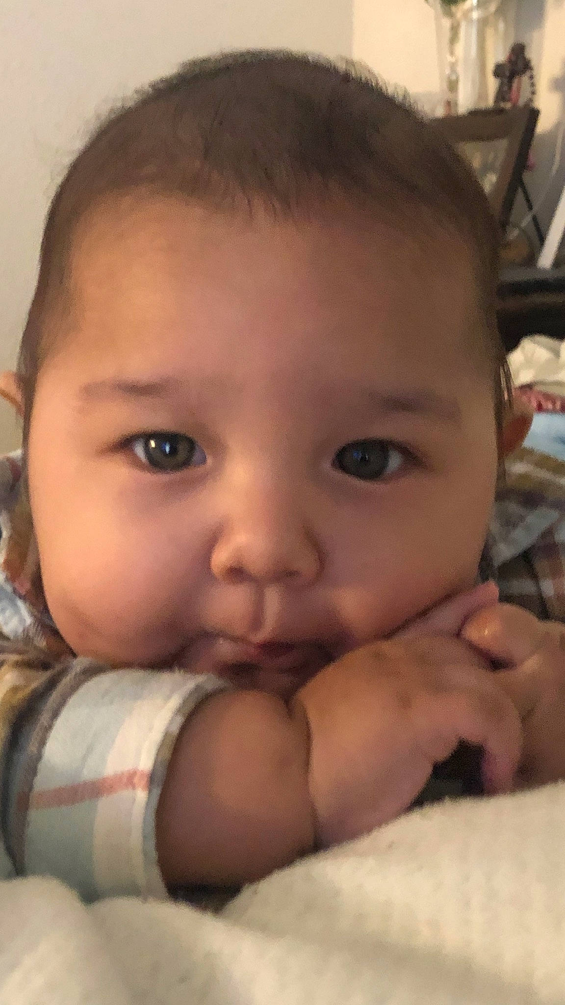 Nathan Manuel Orozco is registered to the contest to win money with this photo: baby, baby_toddler_clothing, cheek, child, chin, comfort, ear, eyebrow, eyelash, forehead, gesture, happy, iris, lip, mouth, nose, person, skin, smile, thumb
