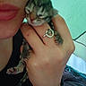 Kitten joined the competition — help win amazing prizes! animal, black_clothing, closeup, cuddle, cute, face, feline, hand, holding, indoor, kitten, newborn, person, pet, ring, skin, sleeping, soft, tender, tiny