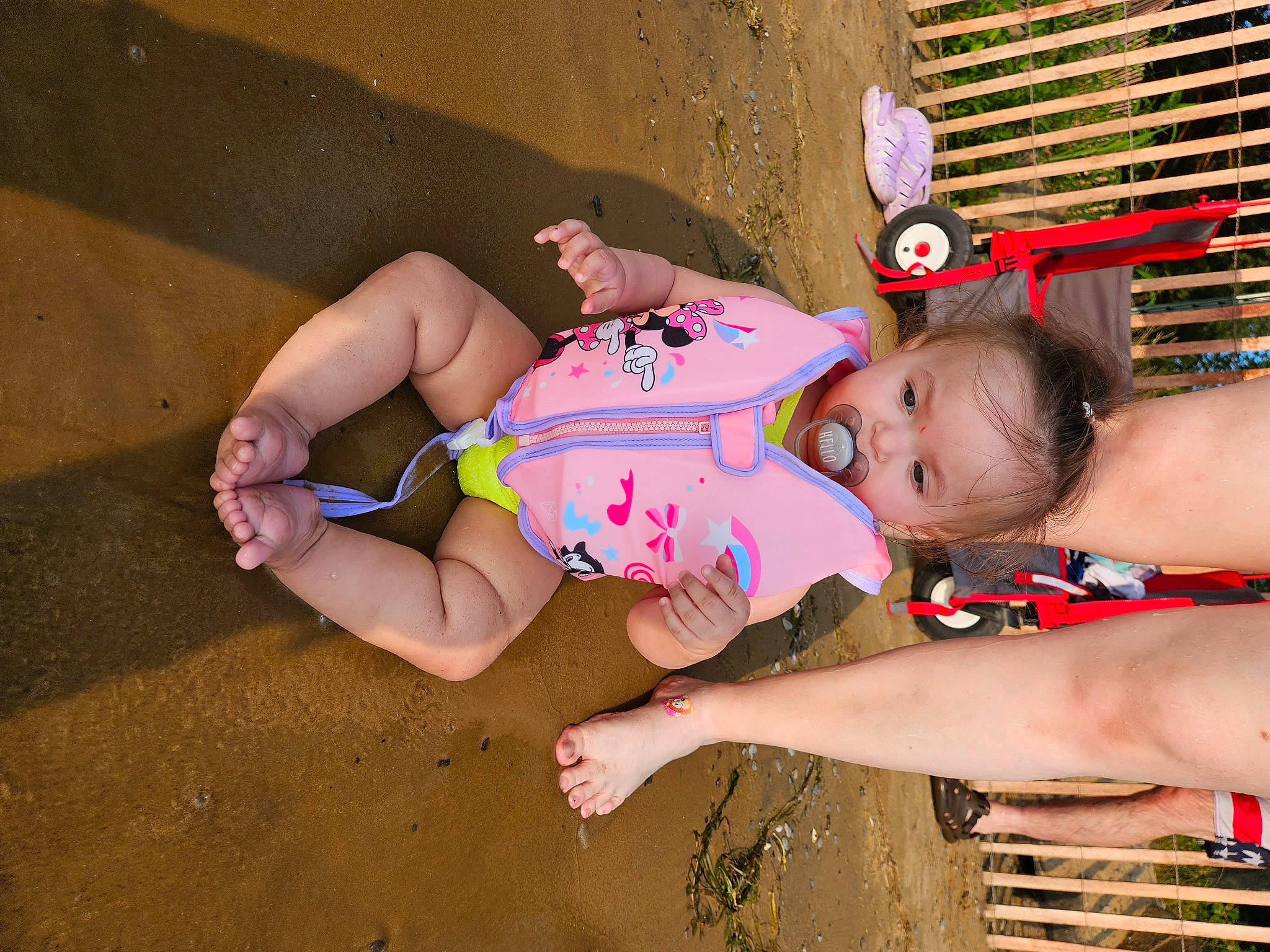 Ivelisse joined the competition — help win amazing prizes! abdomen, baby, baby_products, baby_toddler_clothing, barefoot, child, finger, foot, fun, grass, hand, happy, human_leg, leisure, person, pink, play, sitting, thigh, toddler