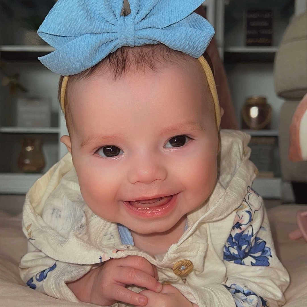 Braelynn joined the competition — help win amazing prizes! baby, clothing, computerhardware, cushion, electronics, face, furniture, happy, hardware, hat, head, homedecor, indoors, monitor, person, photography, portrait, screen, smile, tv