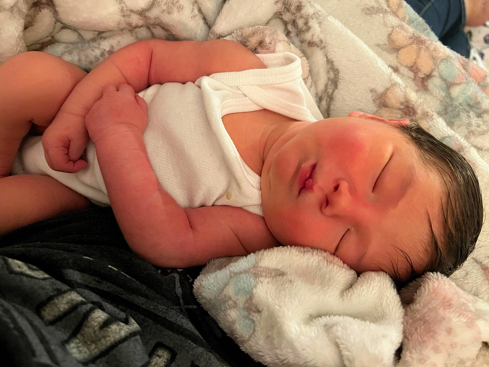 Cali Alyssa joined the competition — help win amazing prizes! abdomen, baby, bedtime, cheek, chest, child, comfort, eye, fur, grass, happy, human_leg, linens, nap, person, sitting, skin, sleep, thigh, toddler