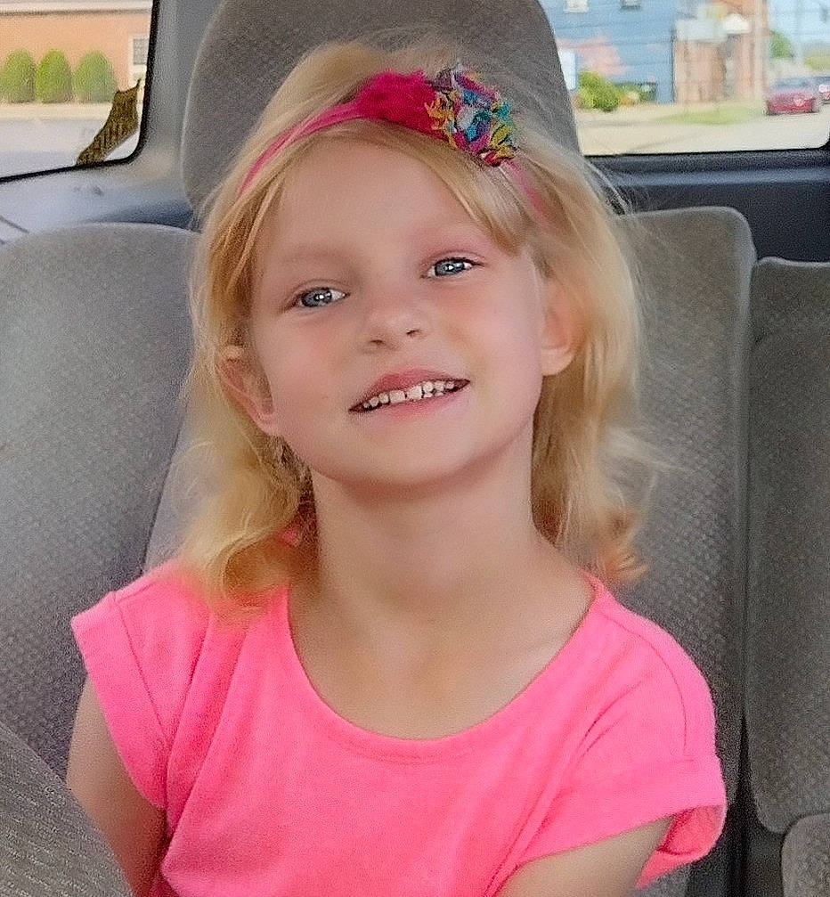 Willow joined the competition — help win amazing prizes! blond, brown_hair, cap, child, chin, eye, eyebrow, fashion_accessory, fun, happy, jewellery, joy, leisure, lip, long_hair, magenta, neck, party_hat, person, pink