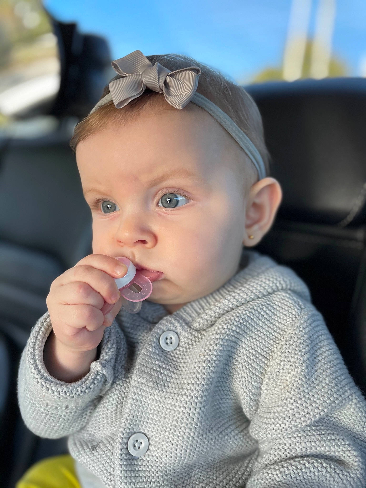 Laura joined the competition — help win amazing prizes! auto_part, baby, baby_products, baby_toddler_clothing, cap, cheek, chin, cool, fashion_accessory, gesture, hairstyle, hand, head, headgear, lip, nose, person, skin, sky, sleeve