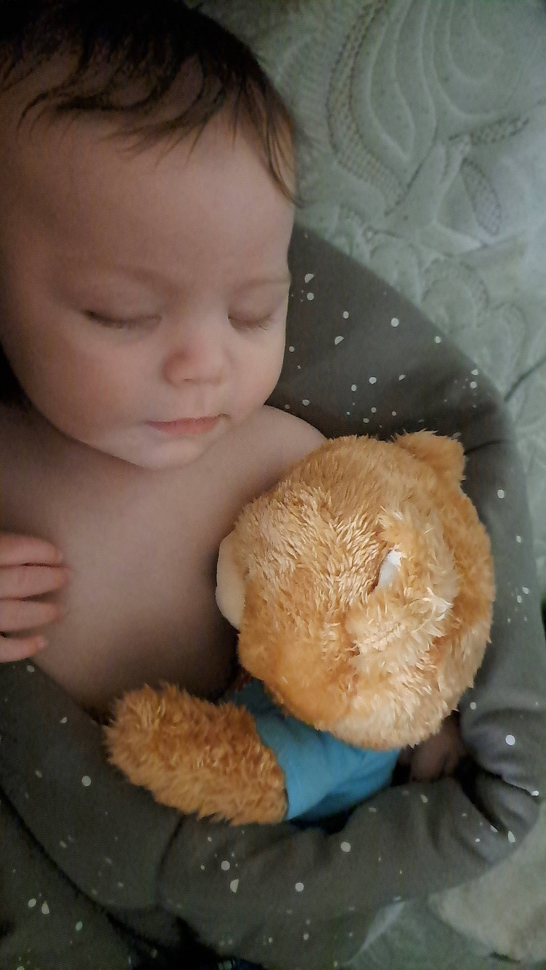 William joined the competition — help win amazing prizes! baby, baby_sleeping, baked_goods, cheek, child, chin, comfort_food, dessert, finger_food, food, fur, happy, ingredient, nose, person, produce, skin, sweetness, teddy_bear, toddler