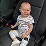 Lyah participe au concours pour gagner de l'argent avec cette photo : armrest, car_interior, car_seat, casual, child, cute, fashion, footwear, happy, indoor, person, portrait, seat_belt, sitting, smiling_face, sneakers, toddler, white_clothing, yellow_flowers, young_child