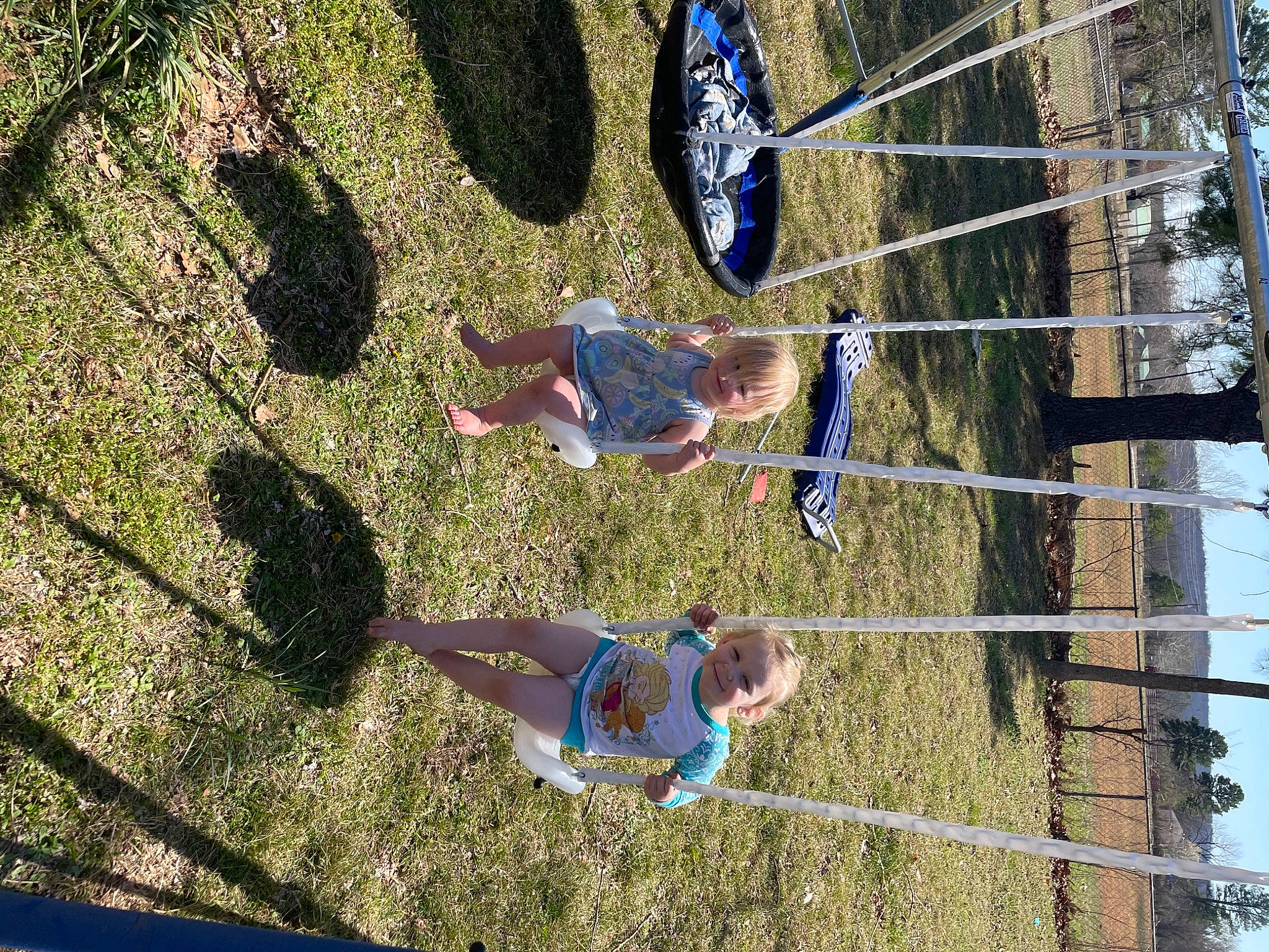 Skyler joined the competition — help win amazing prizes! adventure, blue, dress, electric_blue, fun, grass, joy, landscape, leisure, outdoor_play_equipment, people_in_nature, person, plant, play, recreation, shadow, sky, soil, spring, t_shirt