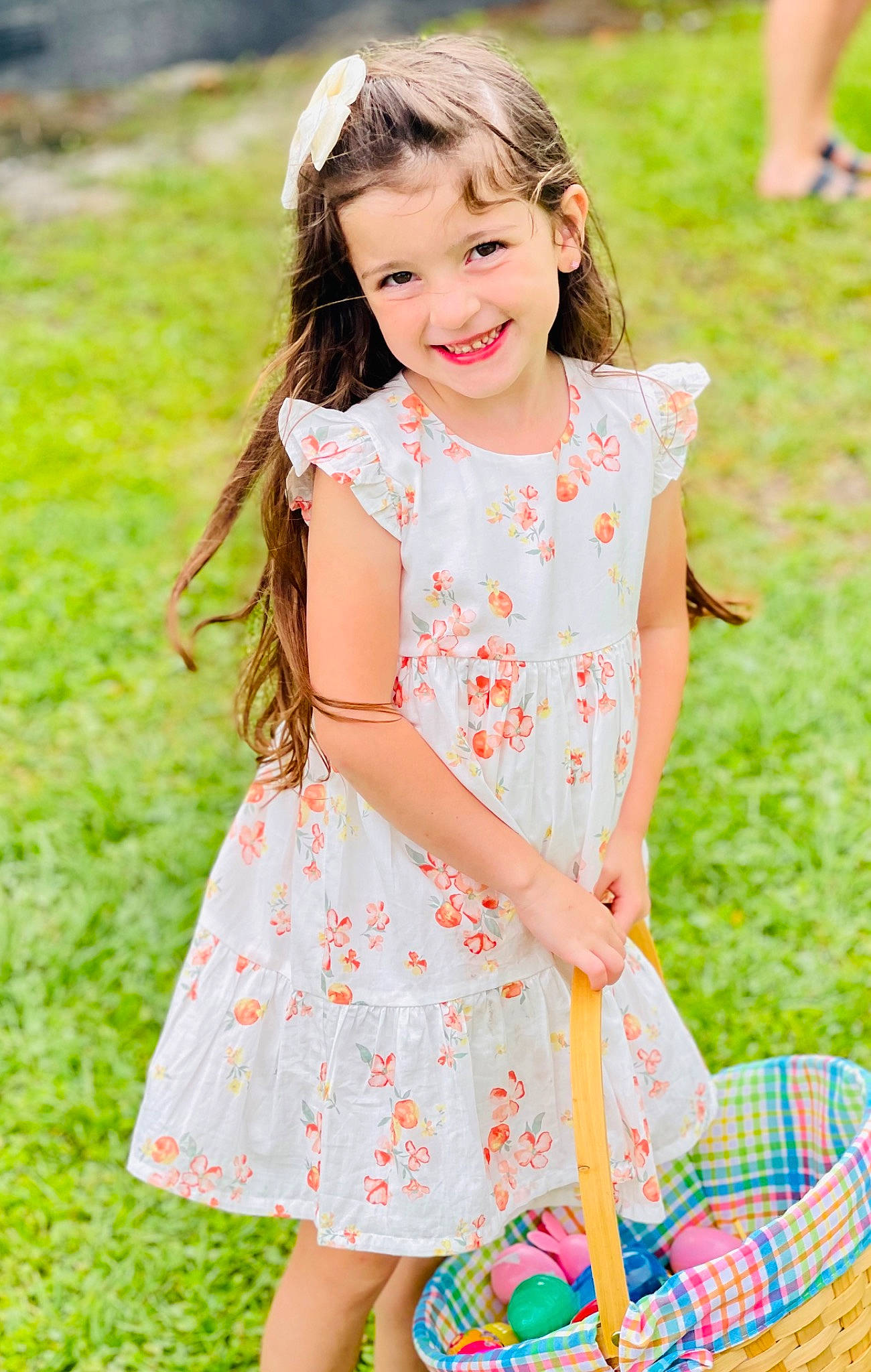 Braylen is registered to the contest to win money with this photo: baby_toddler_clothing, beauty, child, day_dress, dress, eye, fun, grass, green, happy, joy, people_in_nature, person, photograph, pink, recreation, skin, sleeve, smile, summer