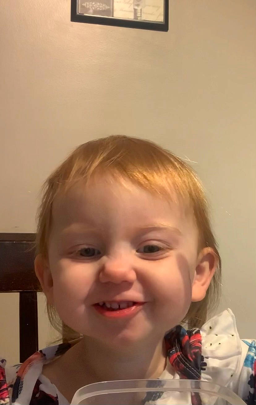 Maelee joined the competition — help win amazing prizes! baby, baby_toddler_clothing, cheek, chin, ear, eyebrow, eyelash, forehead, fun, happy, iris, jaw, joy, lip, mouth, nose, person, picture_frame, skin, smile