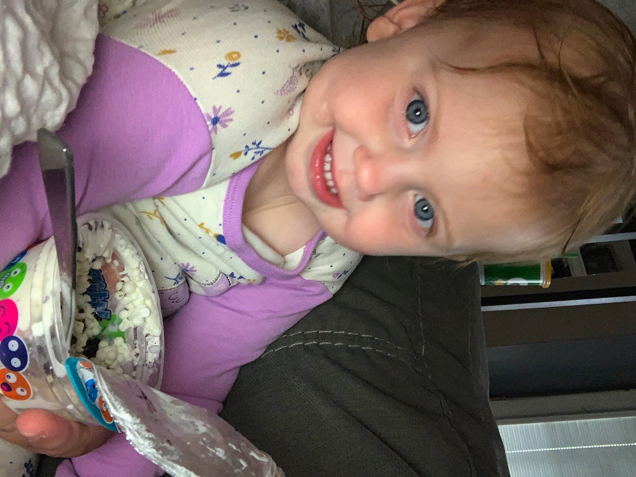 Maelee is registered to the contest to win money with this photo: baby, baby_toddler_clothing, cheek, child, chin, ear, eye, eyebrow, eyelash, happy, iris, joy, lip, mouth, nose, organ, person, skin, sleeve, smile