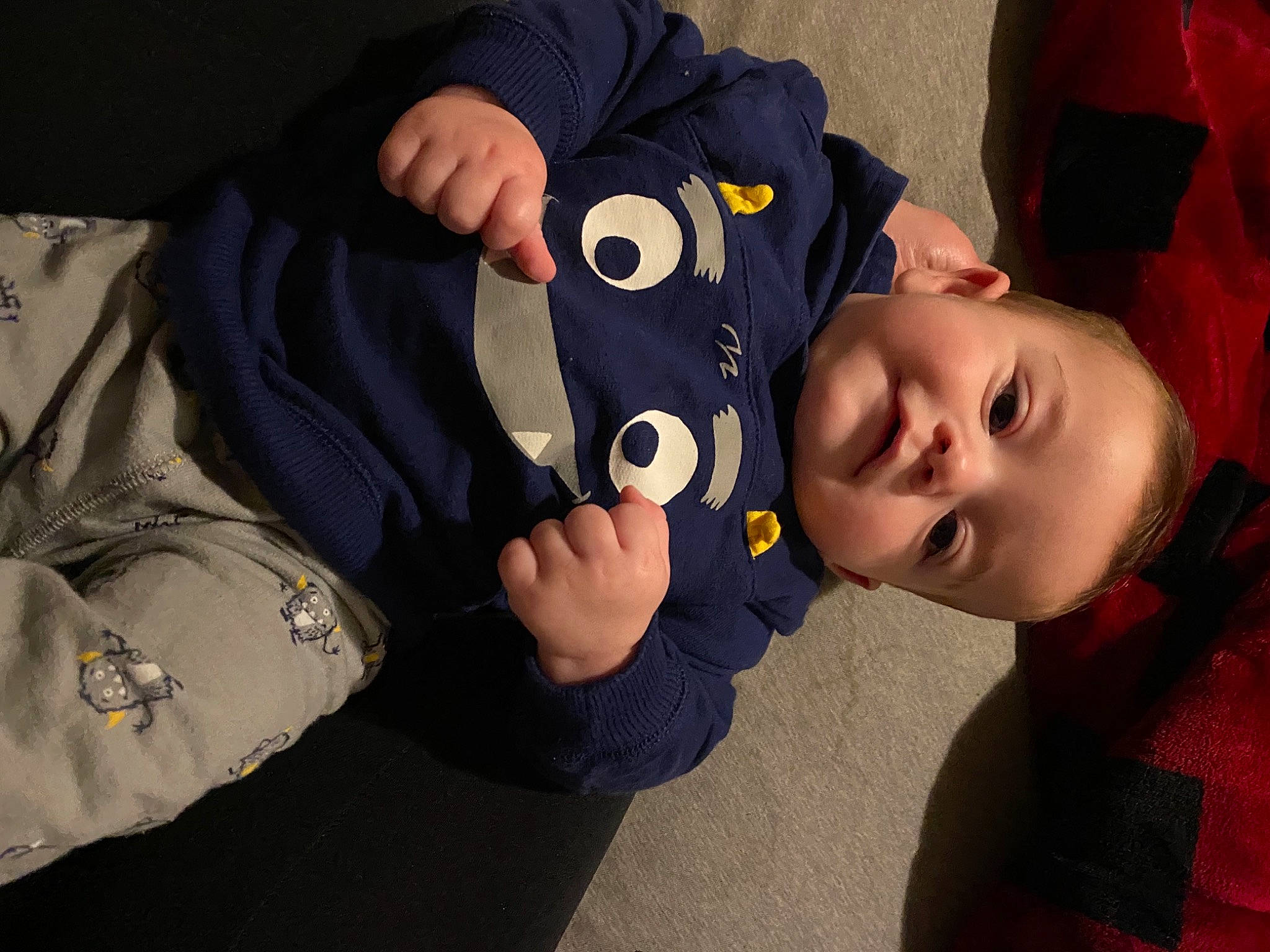 Edward is registered to the contest to win money with this photo: animation, baby, child, ear, fictional_character, head, nose, outerwear, person, plush, stuffed_toy, textile, toddler