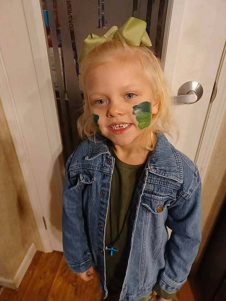 Aubreyanna joined the competition — help win amazing prizes! baby_toddler_clothing, cheek, clothing, cool, eyelash, face, hair, head, iris, jacket, jewellery, long_hair, neck, person, shoulder, skin, sleeve, smile, standing, toddler