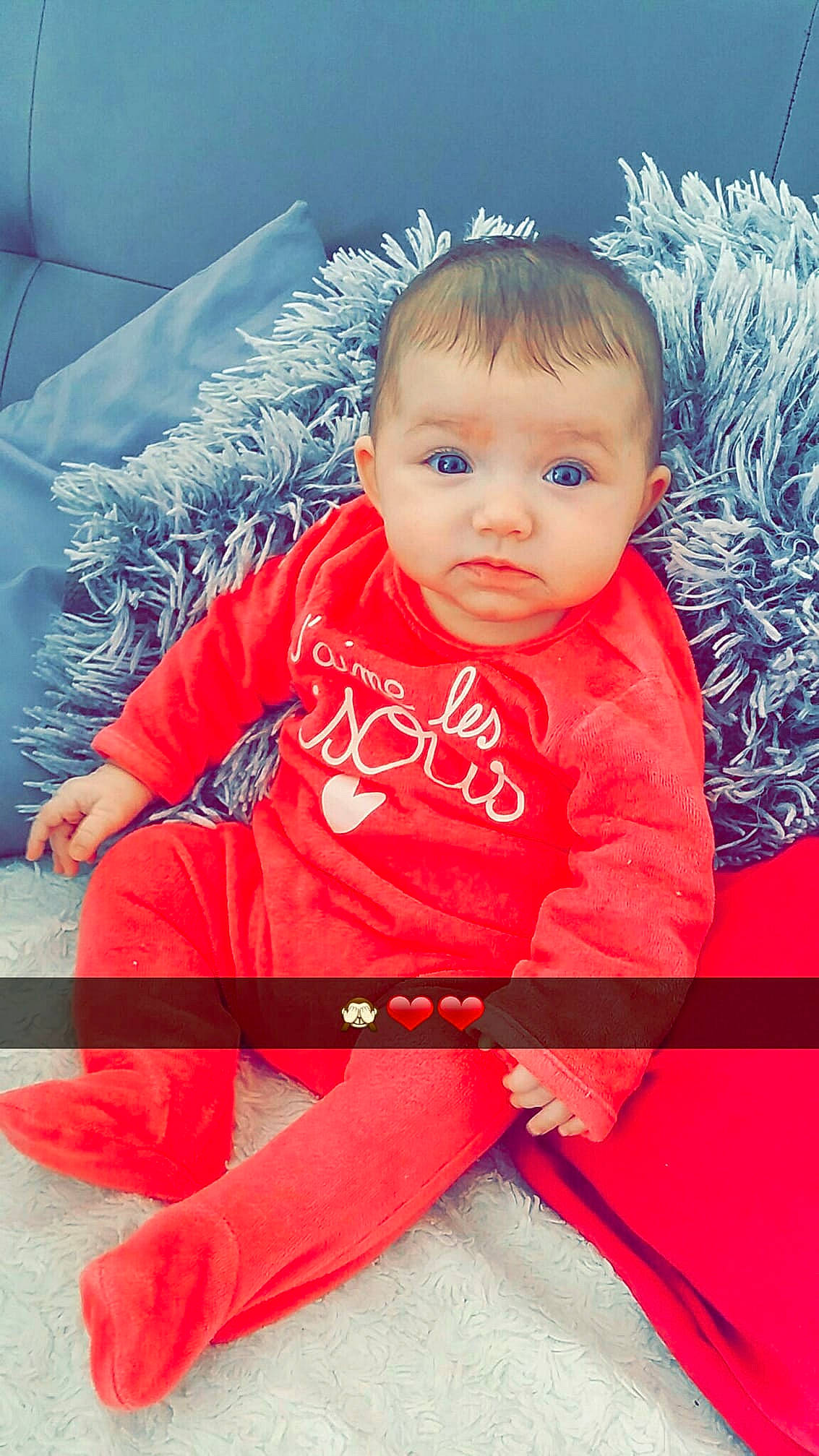 Shaïnna a rejoint le concours — aidez-le/la à gagner de superbes lots ! beauty, boy, child, fun, girl, happiness, infant, person, pink, product, red, skin, smile, toddler