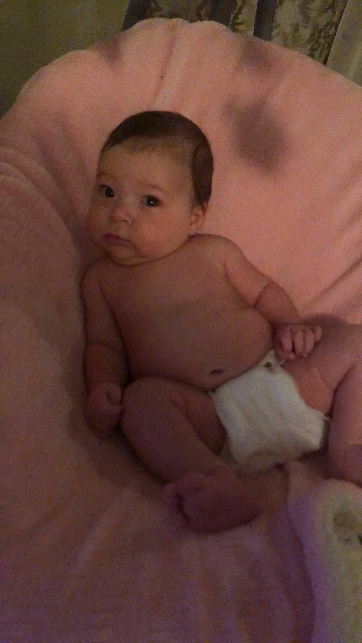 Mia joined the competition — help win amazing prizes! arm, bedtime, cheek, child, finger, girl, hand, infant, iris, leg, mouth, person, product, skin, sleep, toddler