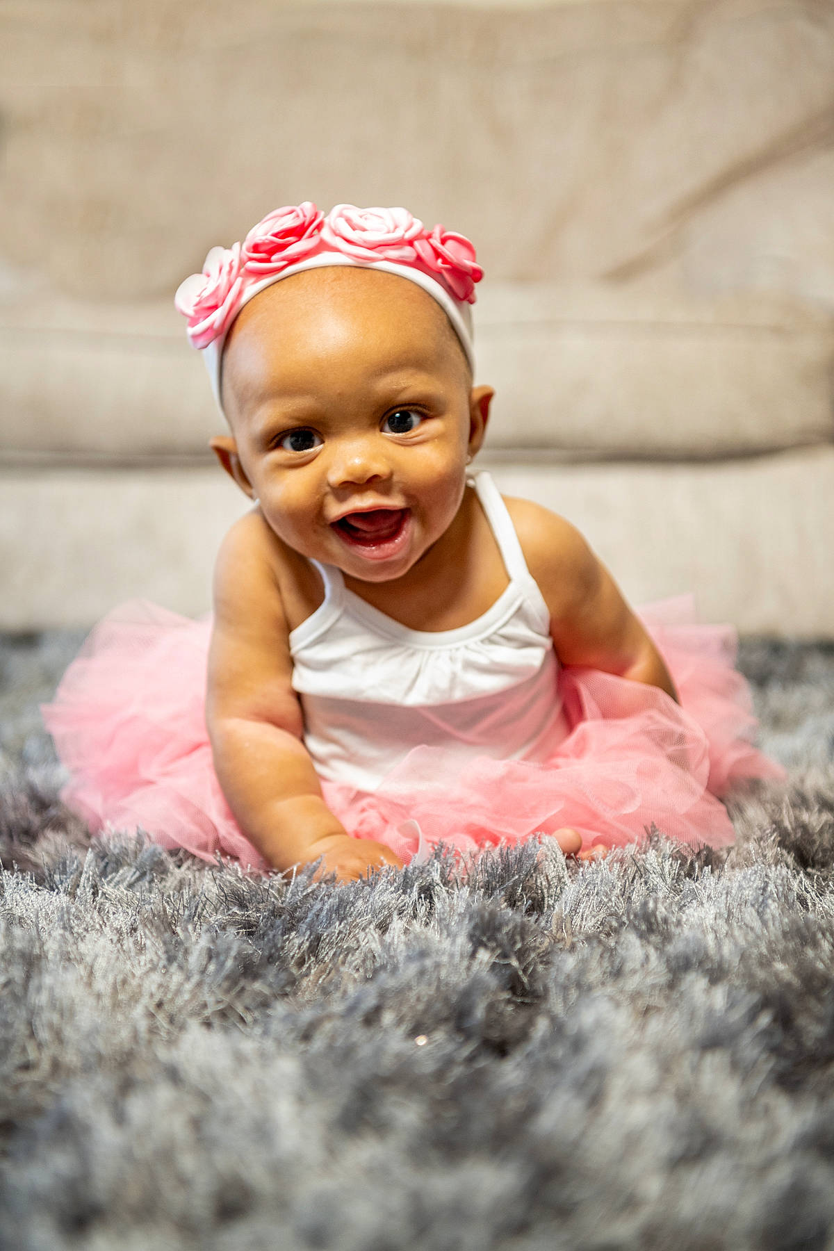 Journee joined the competition — help win amazing prizes! baby, baby_toddler_clothing, child, comfort, crawling, face, flash_photography, flooring, fun, grass, happy, head, laugh, monochrome_photography, people_in_nature, person, portrait_photography, sitting, smile, stock_photography