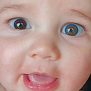 Léo participe au concours pour gagner de l'argent avec cette photo : baby, closeup, face, tongue, eyes, skin, mouth, expression, child, infant, cute, cheeks, nose, person, portrait, young, innocence, soft_focus, playful, curious