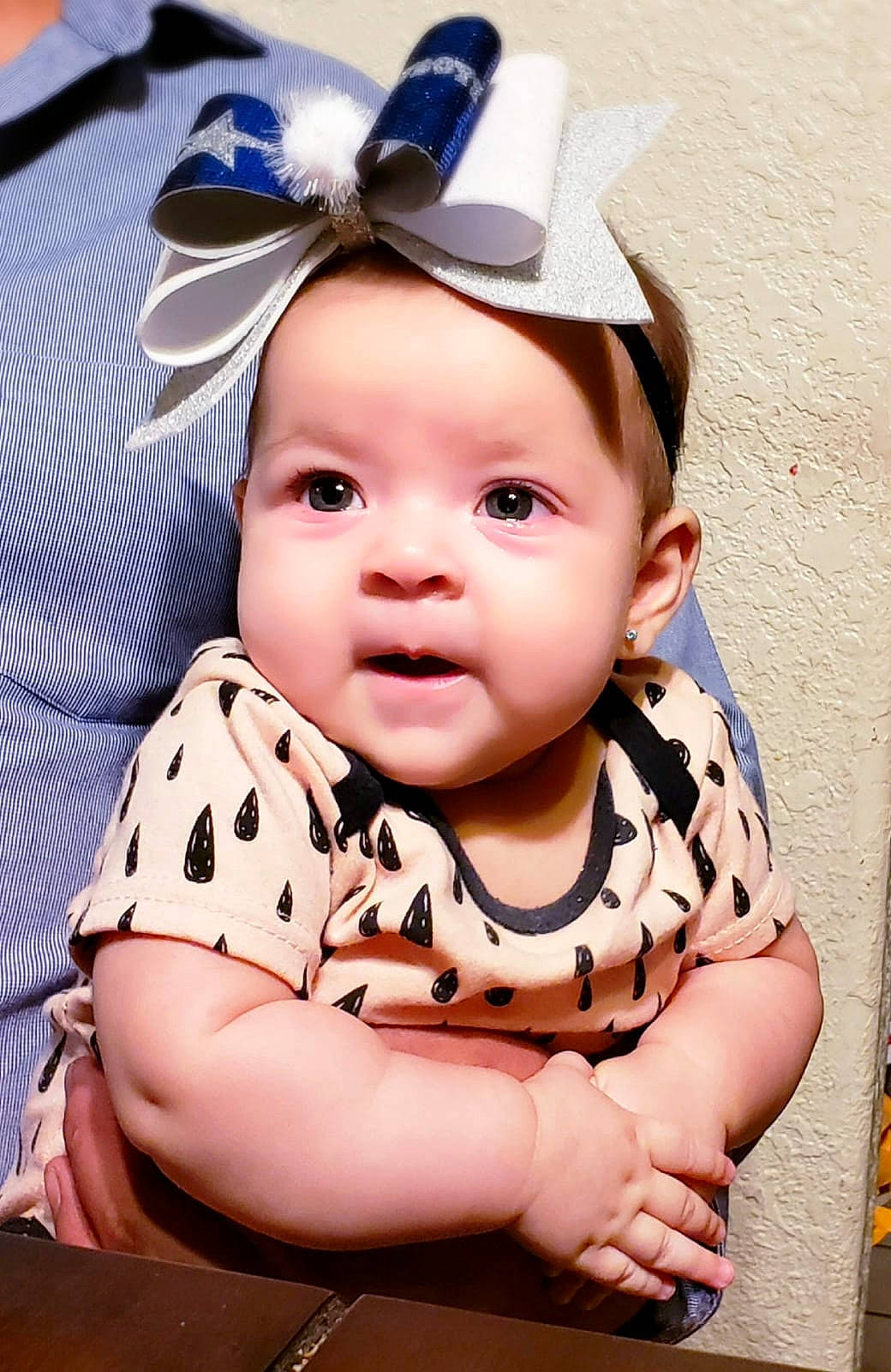 Danika joined the competition — help win amazing prizes! baby, baby_toddler_clothing, child, fashion_accessory, hair_accessory, hat, headgear, person, toddler