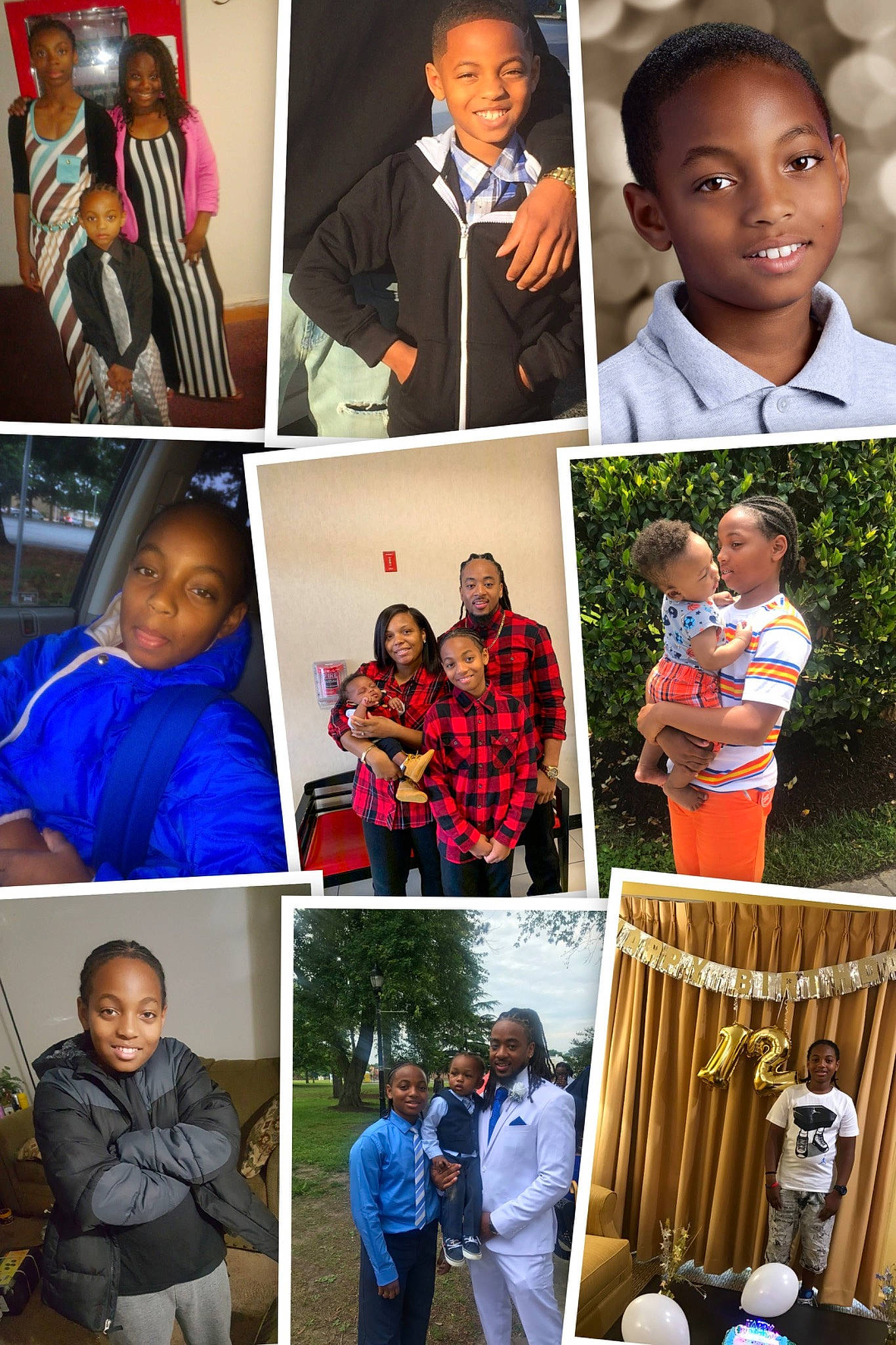 Vontrell is registered to the contest to win money with this photo: black, blue, clothing, community, facial_expression, fashion, happy, head, human, joy, nature, orange, outerwear, person, photograph, red, shirt, sleeve, social_group, standing