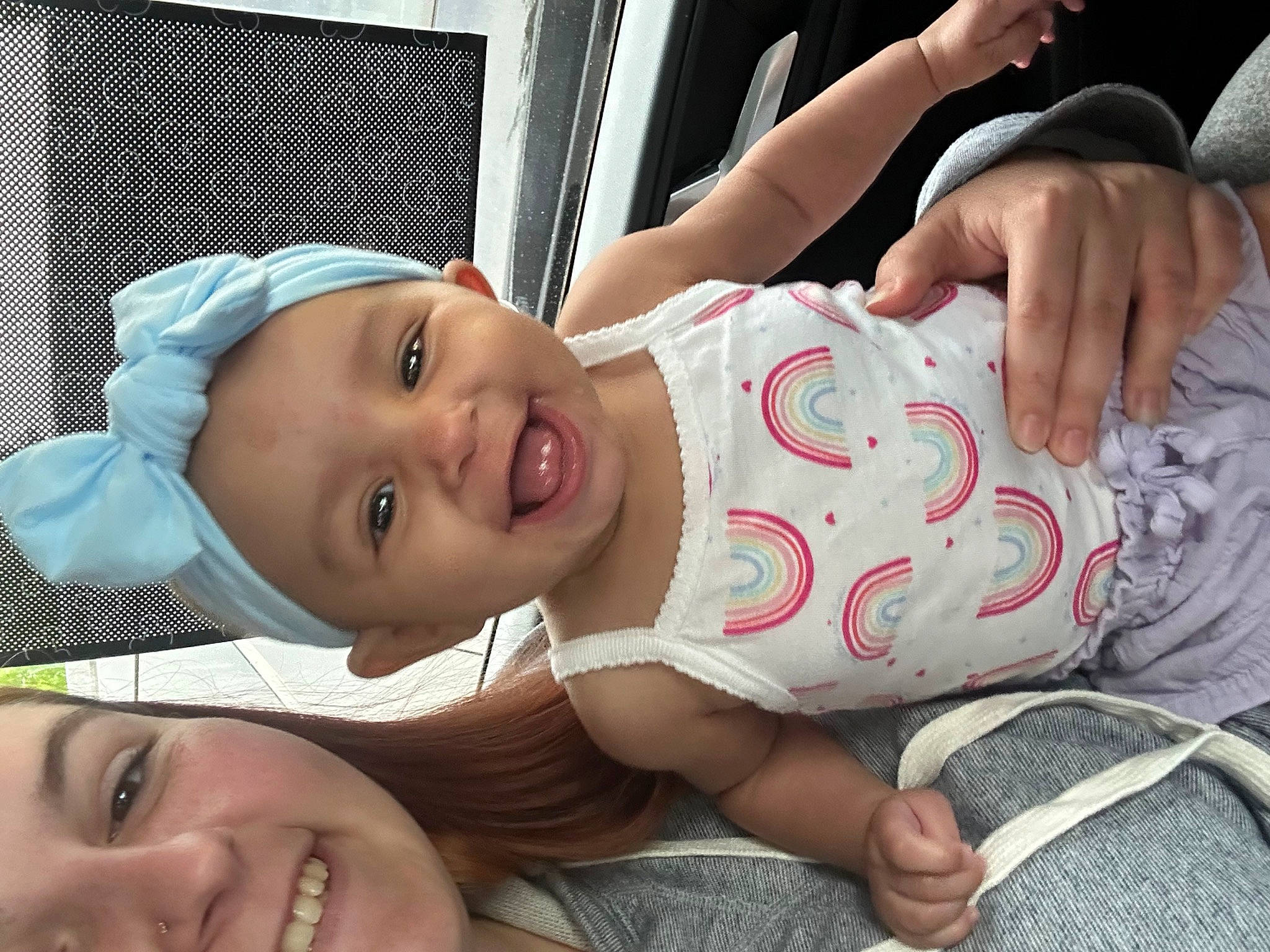 Jocelyn joined the competition — help win amazing prizes! baby, baby_toddler_clothing, cheek, chin, facial_expression, finger, gesture, hand, happy, hat, joy, lip, mammal, mouth, nose, organ, person, product, skin, smile